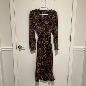 Walter Baker floral midi dress